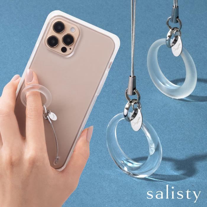 salisty サリスティ クリアリングストラップ リング ストラップ スマホ 落下防止 iphone S-ST015Z :276-9255:iPhone・スマホケースのHamee 通販 フィンガーストラップ (クリア)