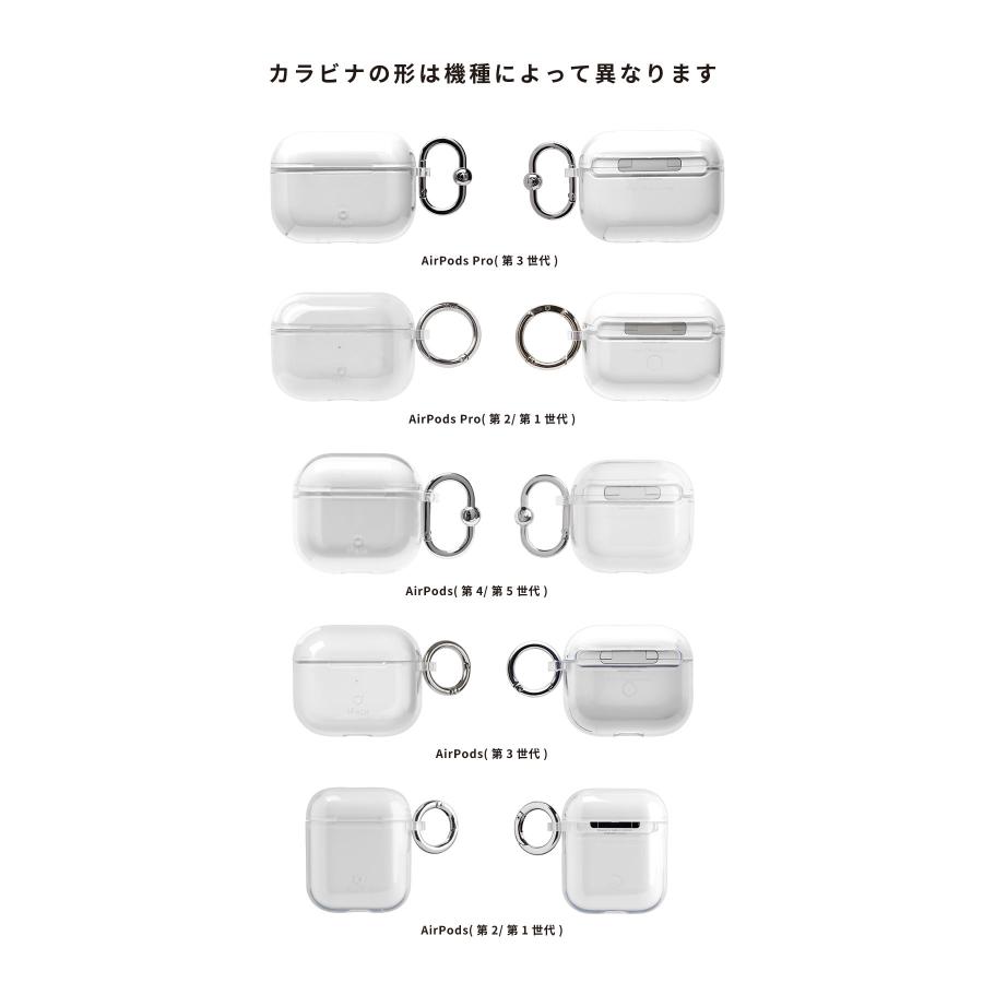 iFace 公式 AirPods Pro 第3世代第2世代 第1世代 ケース クリア 第4