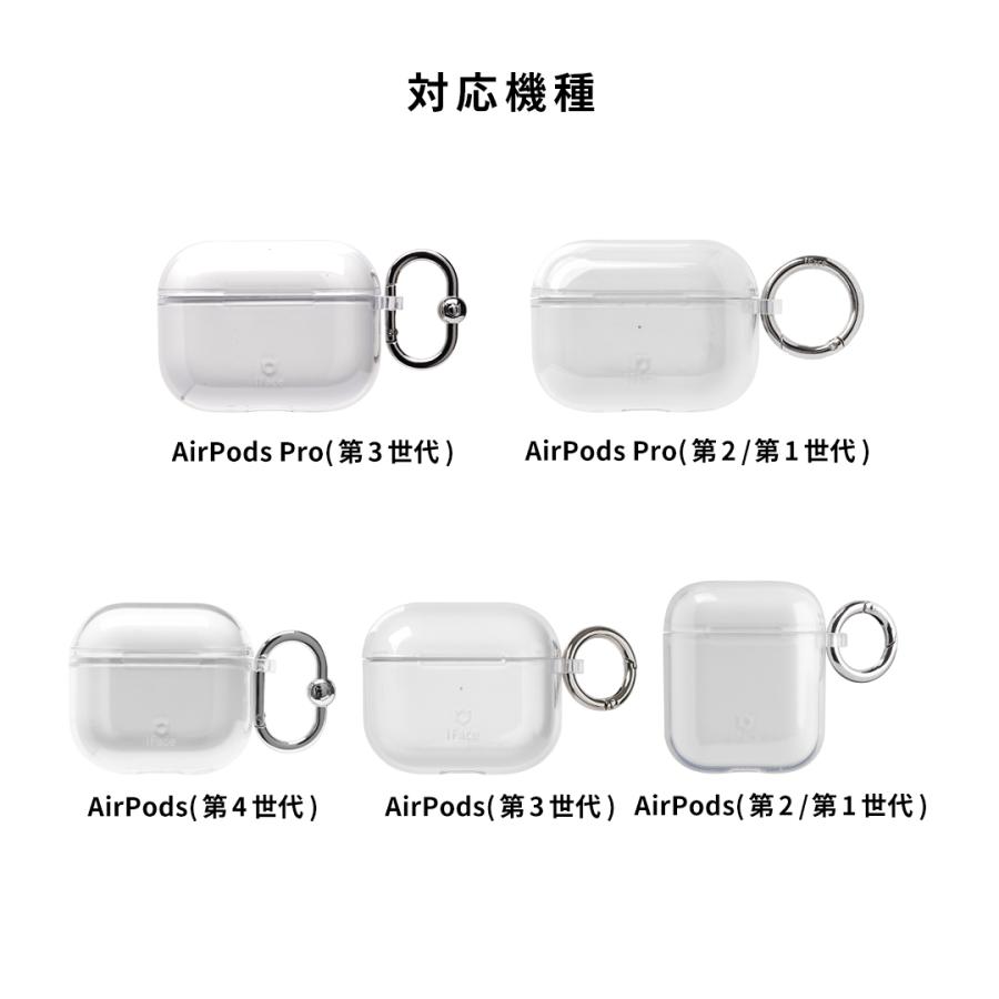 iFace 公式 AirPods Pro 第2世代 第1世代 ケース クリア 第3世代 透明