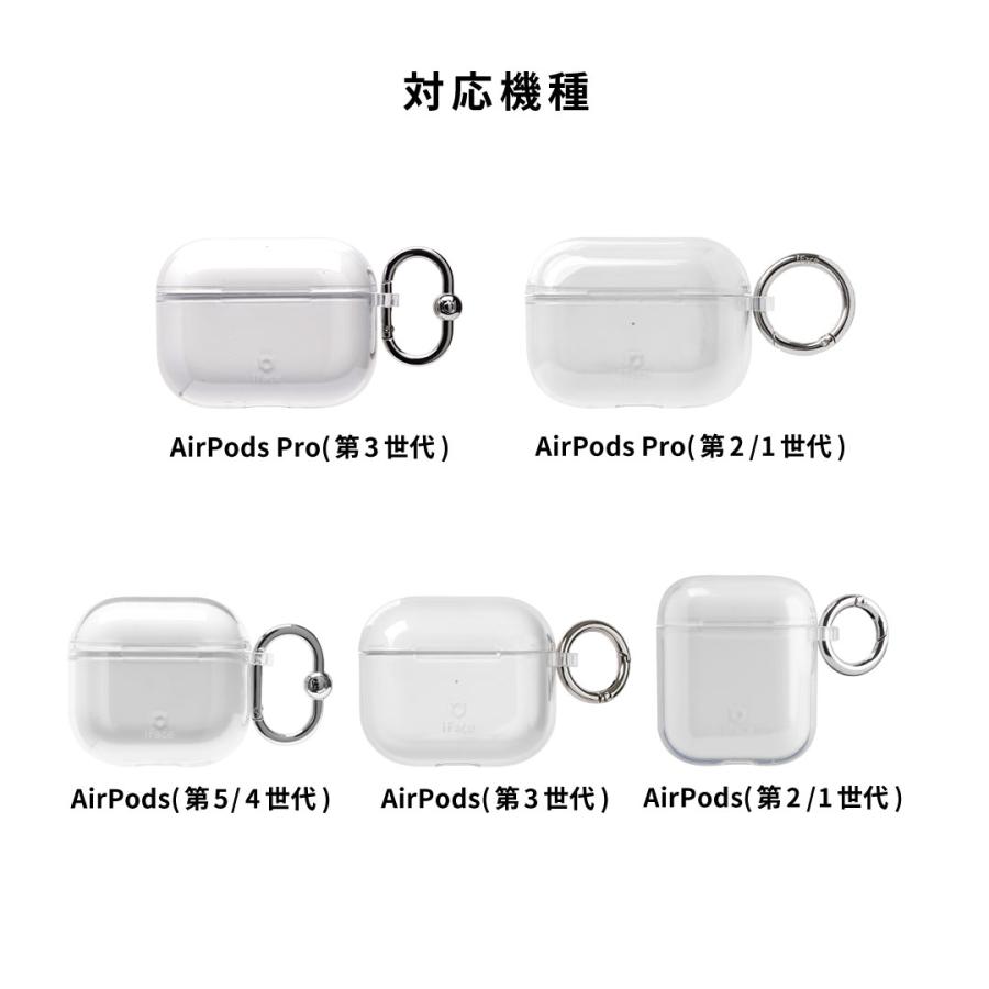 iFace 公式 AirPods Pro 第3世代第2世代 第1世代 ケース クリア 第4