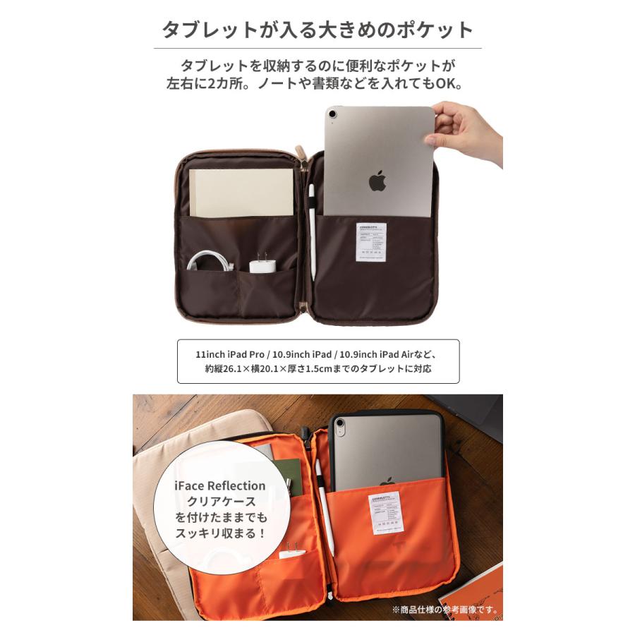 iFace タブレットポーチ ガジェットポーチ iPad Pro 11inch 小物収納