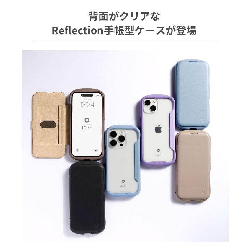 iPhone15 ケース 手帳型 iFace iPhone14 iPhone13 iPhoneSE 第3世代 第2世代 iPhone12 pro 8 7 ケース 手帳型 Reflection ダイアリー クリア おしゃれ 韓国｜keitai｜11