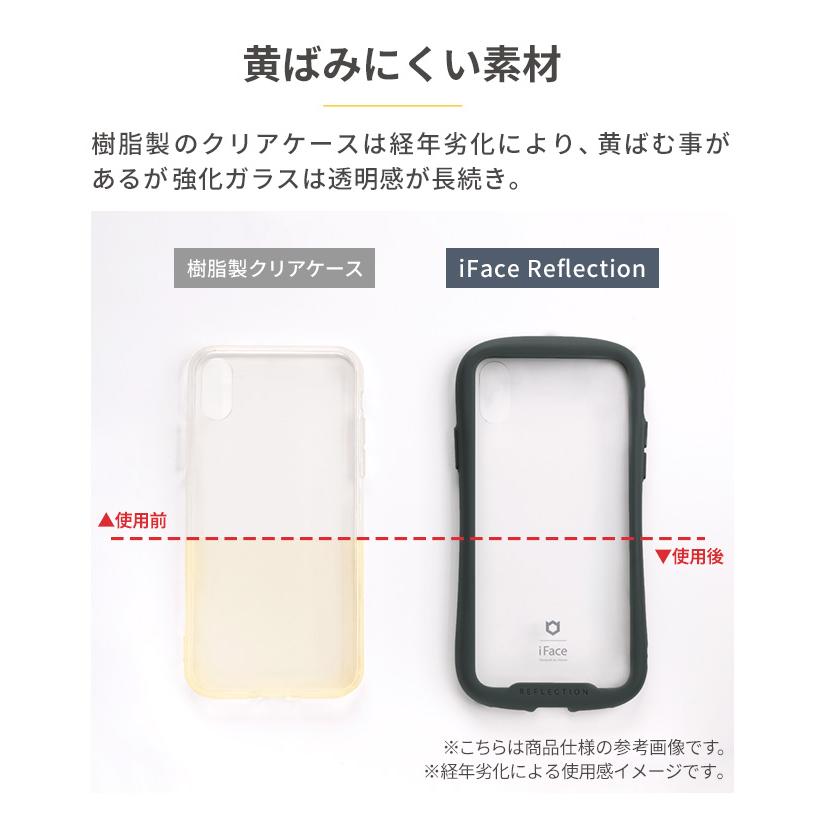 iPhone15 ケース iFace 指紋が目立ちにくいガラス iPhone15pro ケース iPhone14 iPhone13 ケース Reflection Frost クリア 耐衝撃 おしゃれ 韓国｜keitai｜19