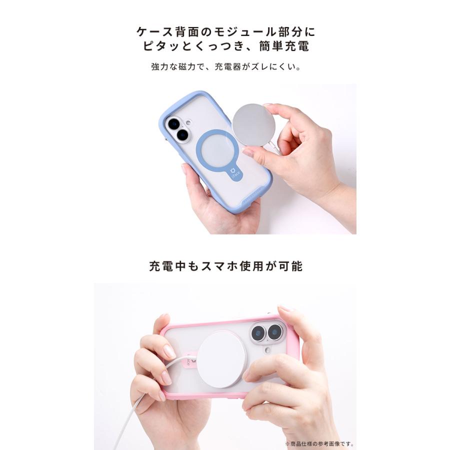 iPhone16pro iface MagSafeリング マグネットで自由自在に付け外し！iFaceからMagSafe対応の