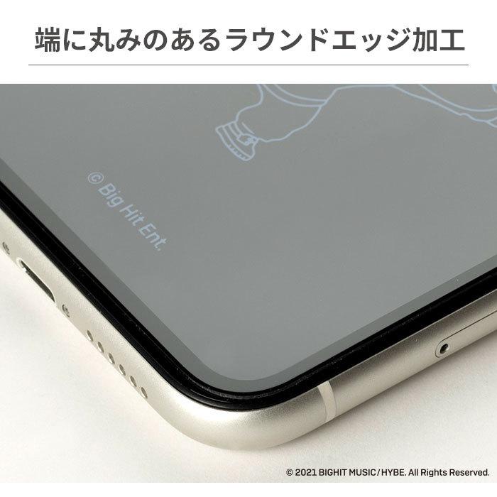 iFace 公式 iPhone12 12mini 12Pro 11 XR 8 7 SE 第3世代 第2世代 TinyTAN Round Edge Tempered Glass Screen Protector ラウンドエッジ強化ガラス 画面保護｜keitai｜07