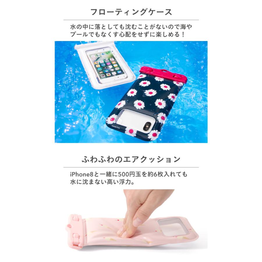 代引き人気 スマホ 防水ケース 花柄 完全防水 浮く Iphone8 Iphone7スマホケース フローティング Divaid Patterns Hamee2 0円 Aynaelda Com
