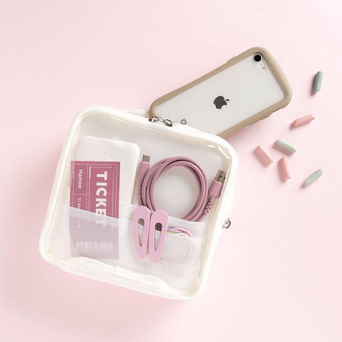 ガジェットポーチ 旅行ポーチ 収納ポーチ Melia キルティング