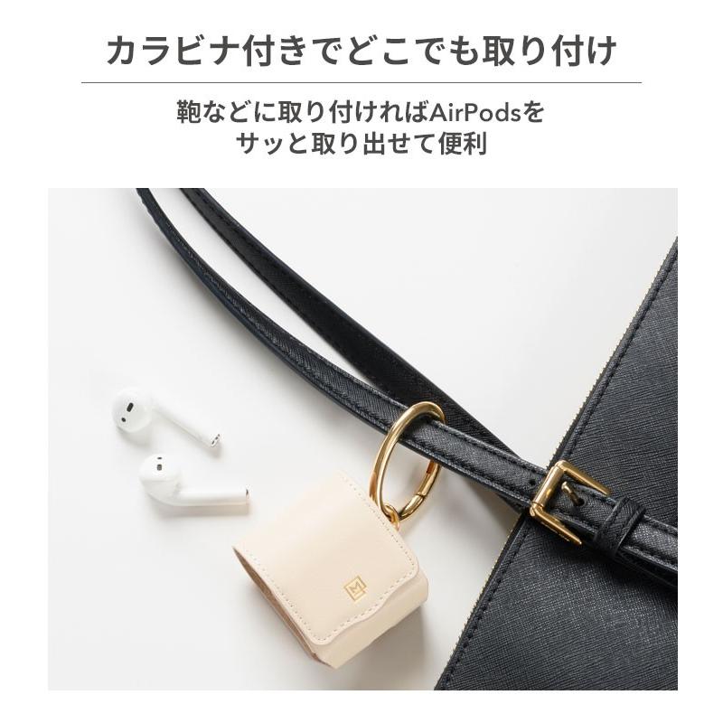 AirPods ケース エアポッズ ケース LA MANON by Spigen PUレザーケース｜keitai｜05