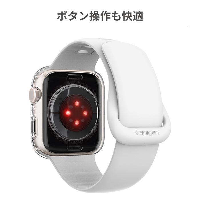 Apple Watch バンド Apple Watch ケース Apple Watch Series 7 / SE / 6 / 5 /4 40mm - 41mm 44mm - 45mm Spigen Liquid Crystal ケース クリスタルクリア｜keitai｜06