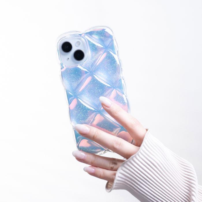 iPhone15 ケース iPhone14 iPhone13 ULTRA FINE クリアキルティング