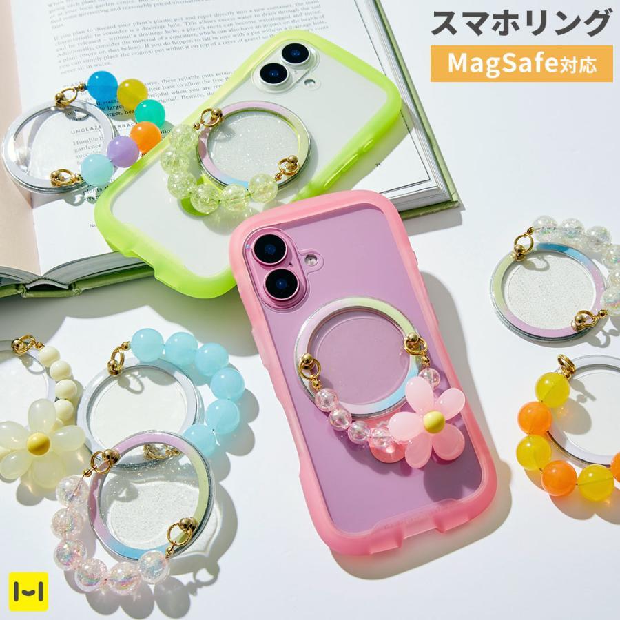 スマホリング magsafe magsafe対応 PHONEAR ビーズアクセサリー 