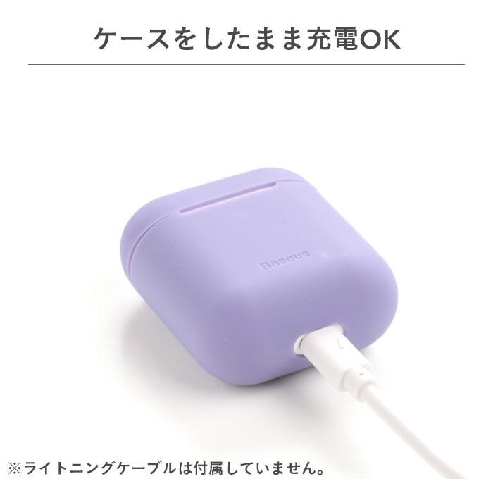 AirPods ケース エアポッズ ケース　Baseus 薄型シリコンケース｜keitai｜06