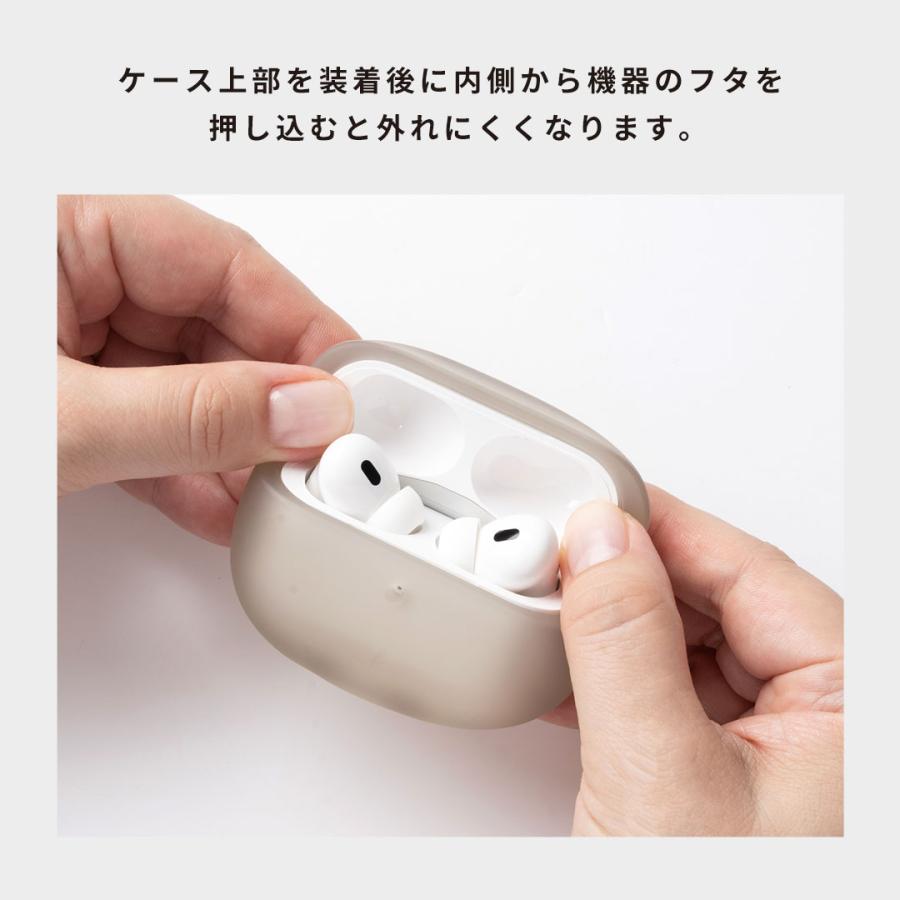 salisty AirPods AirPodsPro第2世代 AirPods第1世代 クリアカラー 耐
