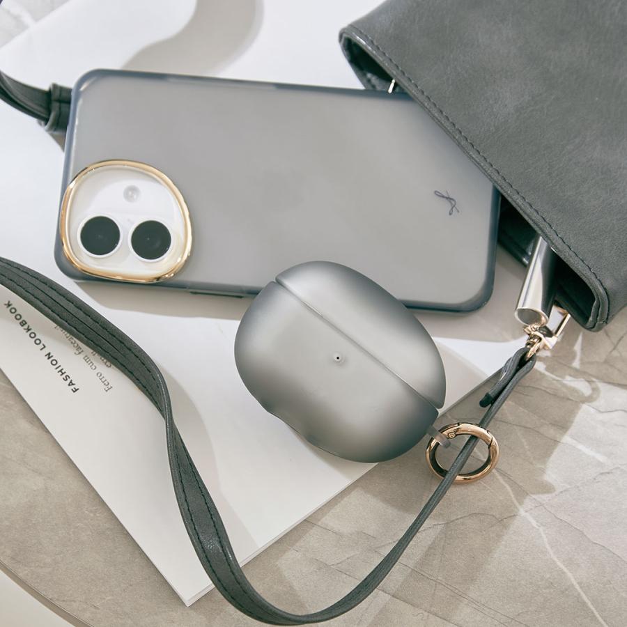 salisty AirPods AirPodsPro第2世代 AirPods第1世代 クリアカラー 耐