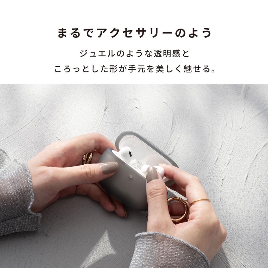 salisty AirPods AirPodsPro第2世代 AirPods第1世代 クリアカラー 耐