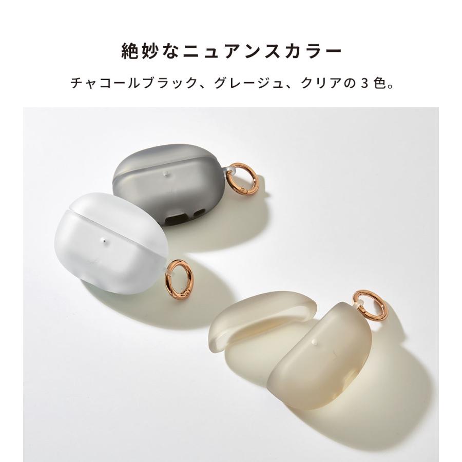 salisty AirPods AirPodsPro第2世代 AirPods第1世代 クリアカラー 耐