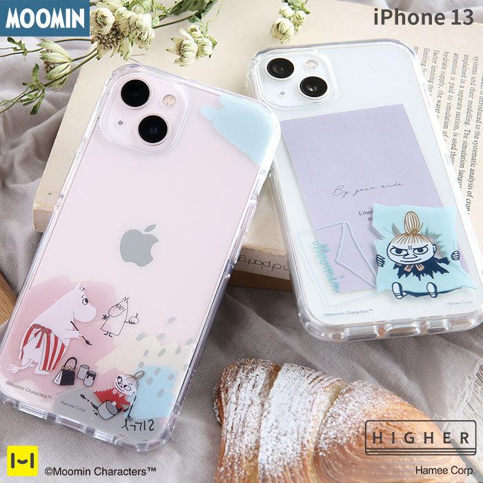 Hamee iPhone13 ケース ムーミン HIGHER ハイブリッドケース