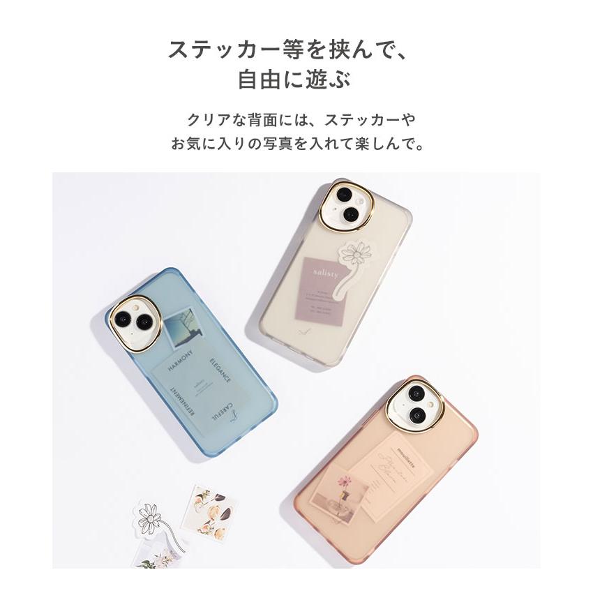 iPhone15 ケース クリア iPhone15Pro ケース iPhone14 iPhone13 iPhone12 ケース おしゃれ salisty サリスティ クリア カラー 耐衝撃 ハードケース スマホケース｜keitai｜20