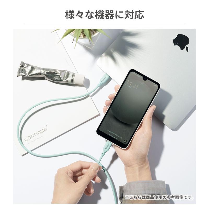 USB Type-Cケーブル 1.0m 充電ケーブル タイプc 急速充電 データ転送対応 humor USB 2.0 CABLE TYPE-C to TYPE-C 1.0m | Hamee | 12