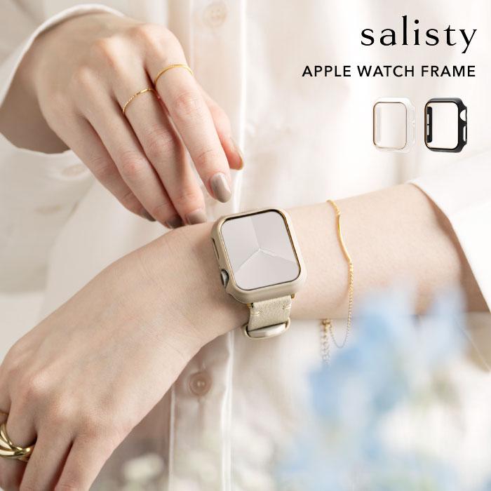 salisty Apple Watch カバー アップルウォッチ 40mm 41mm ゴールド 