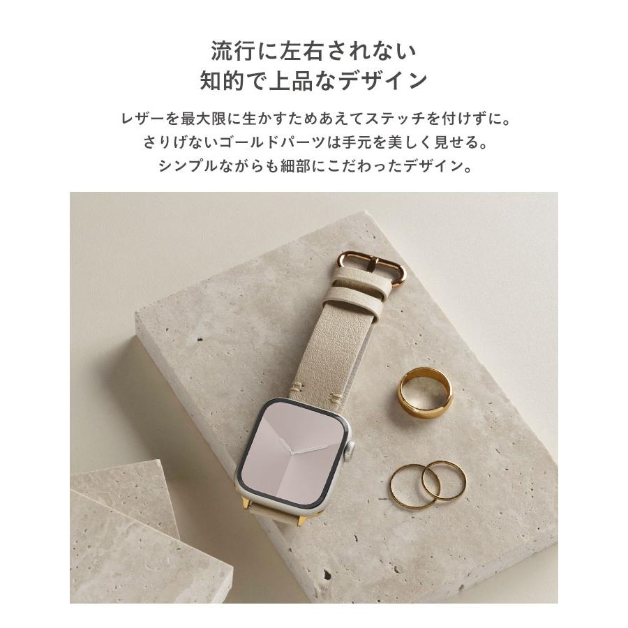 Apple Watch バンド 革 イタリアンレザー アップルウォッチバンド  Applewatch 11 10 9 8 7 6 5 4 3 2 1 SE 第 3 2 1 世代 38mm 39mm 40mm 41mm salisty レザー | salisty | 06