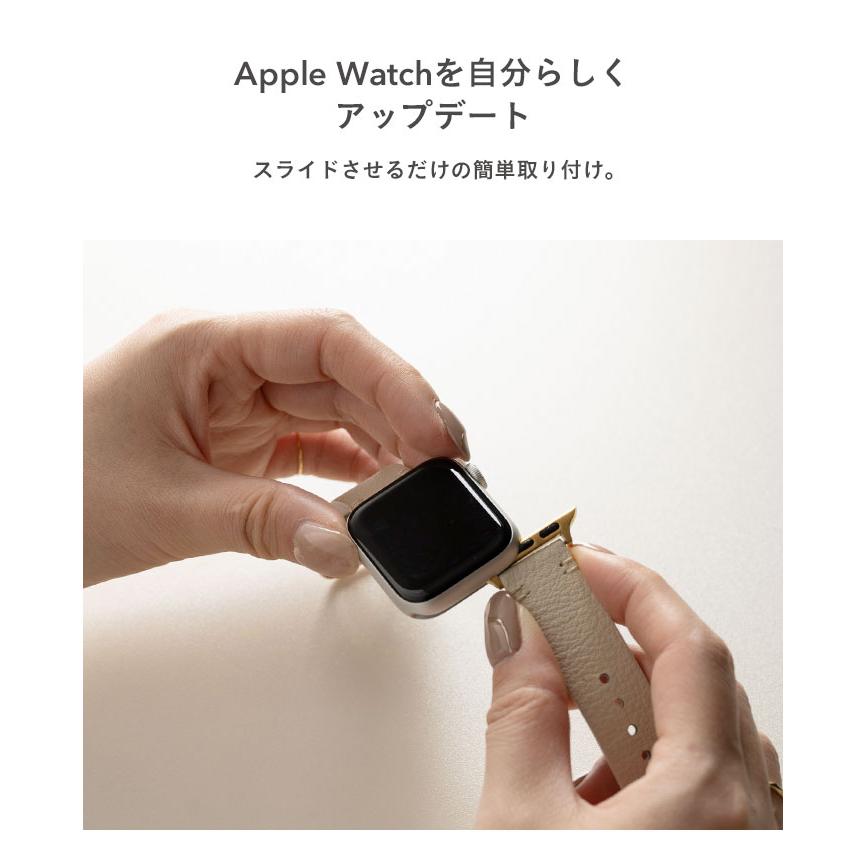 salisty Apple Watch バンド 革 イタリアンレザー アップルウォッチ  