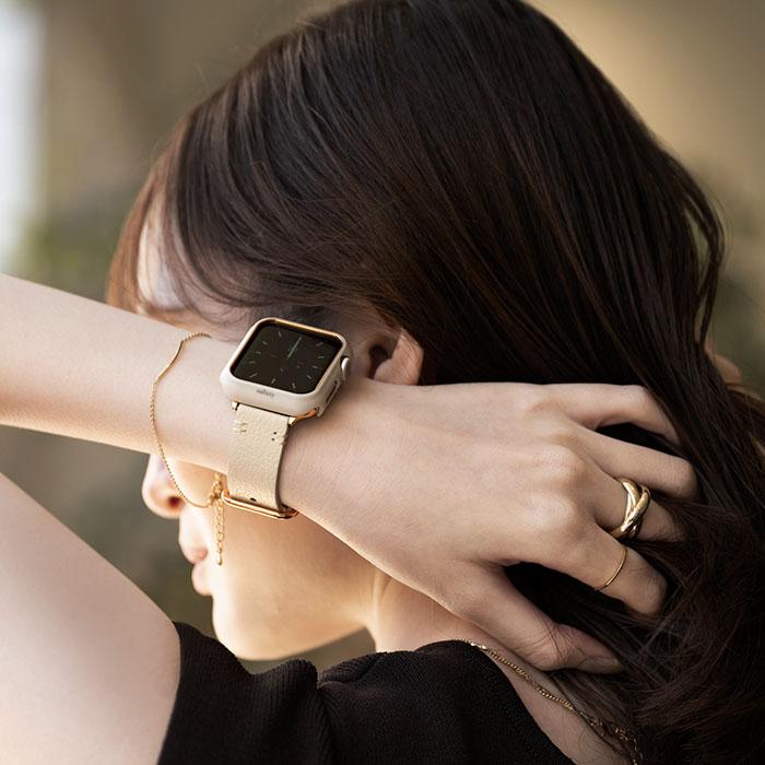 salisty Apple Watch バンド 革 イタリアンレザー アップルウォッチ 
