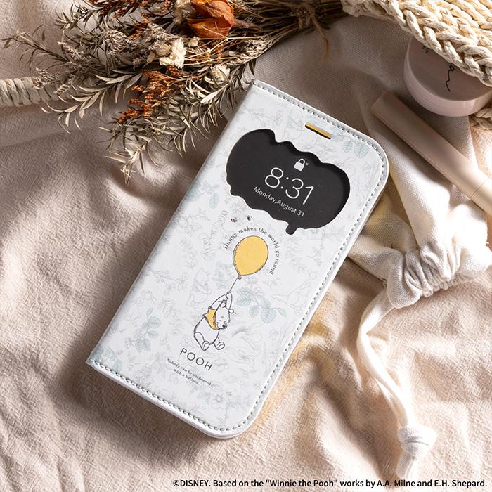 Disney（ディズニー） iPhone15 ケース キャラクター CERTA フリップ窓