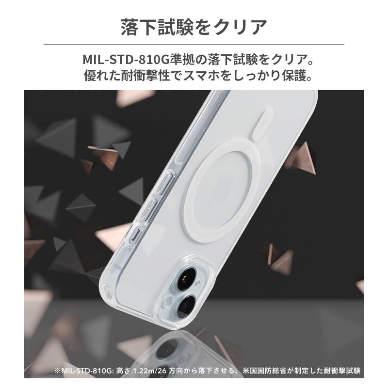 iPhone15 ケース magsafe iPhone14 iPhone13 クリア おしゃれ magsafe