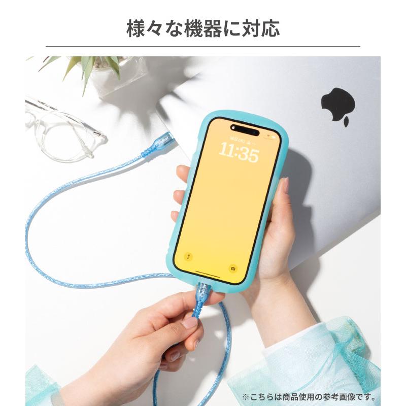 humor USB 2.0 CABLE TYPE-C to TYPE-C 1.0m(クリア) | humor | 11