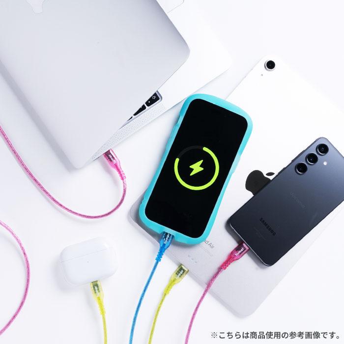 humor USB 2.0 CABLE TYPE-C to TYPE-C 1.0m(クリア) | humor | 12