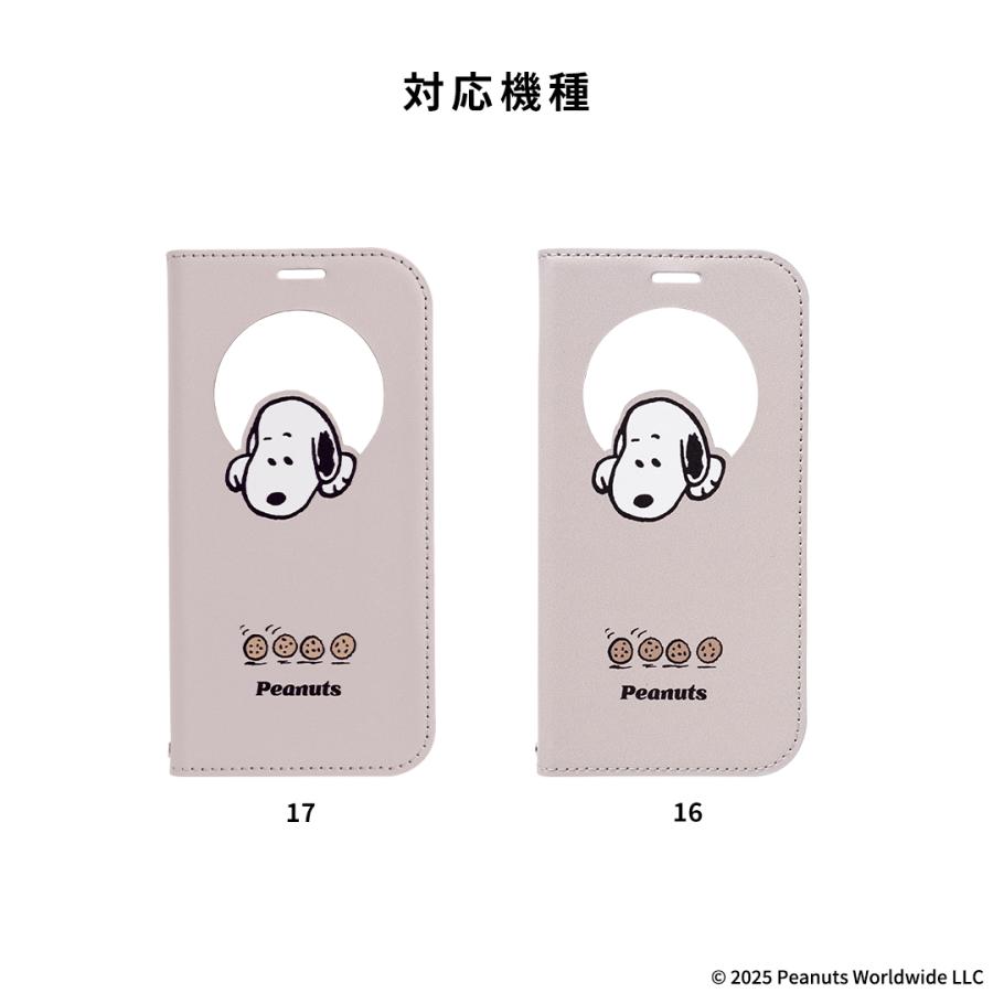 SNOOPY（スヌーピー） iPhone17 ケース iPhone16 ケース 手帳型 snoopy