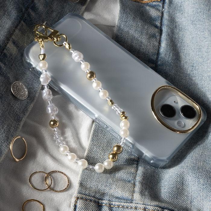 ハンドストラップ スマホチェーン sorureda! ビーズストラップ 携帯