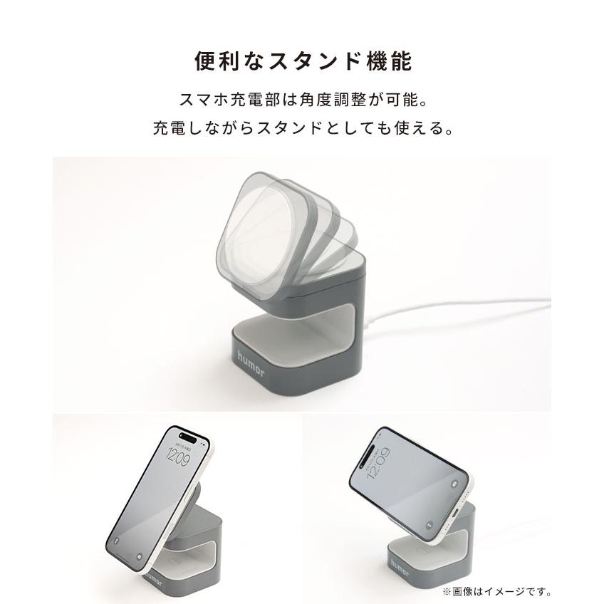 humor ワイヤレス充電器 スマホ充電器 2in1 Magsafe iphone 充電器