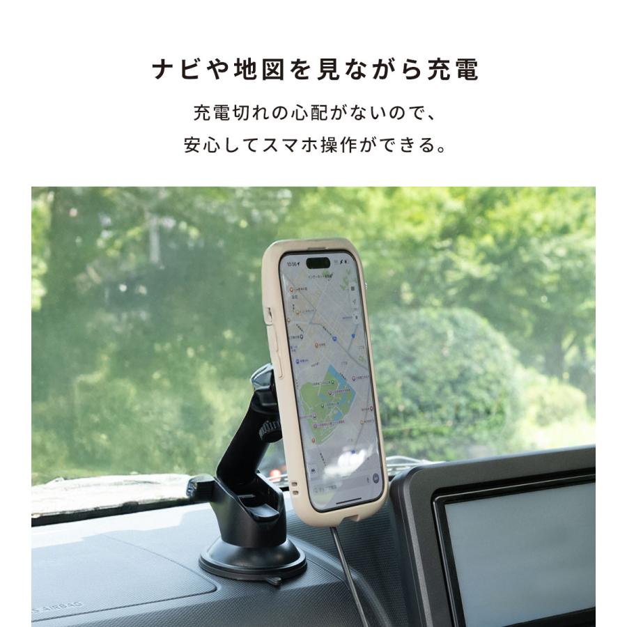 車載ホルダー DIVAID magsafe 車 スマホホルダー 車載充電器 Magsafe
