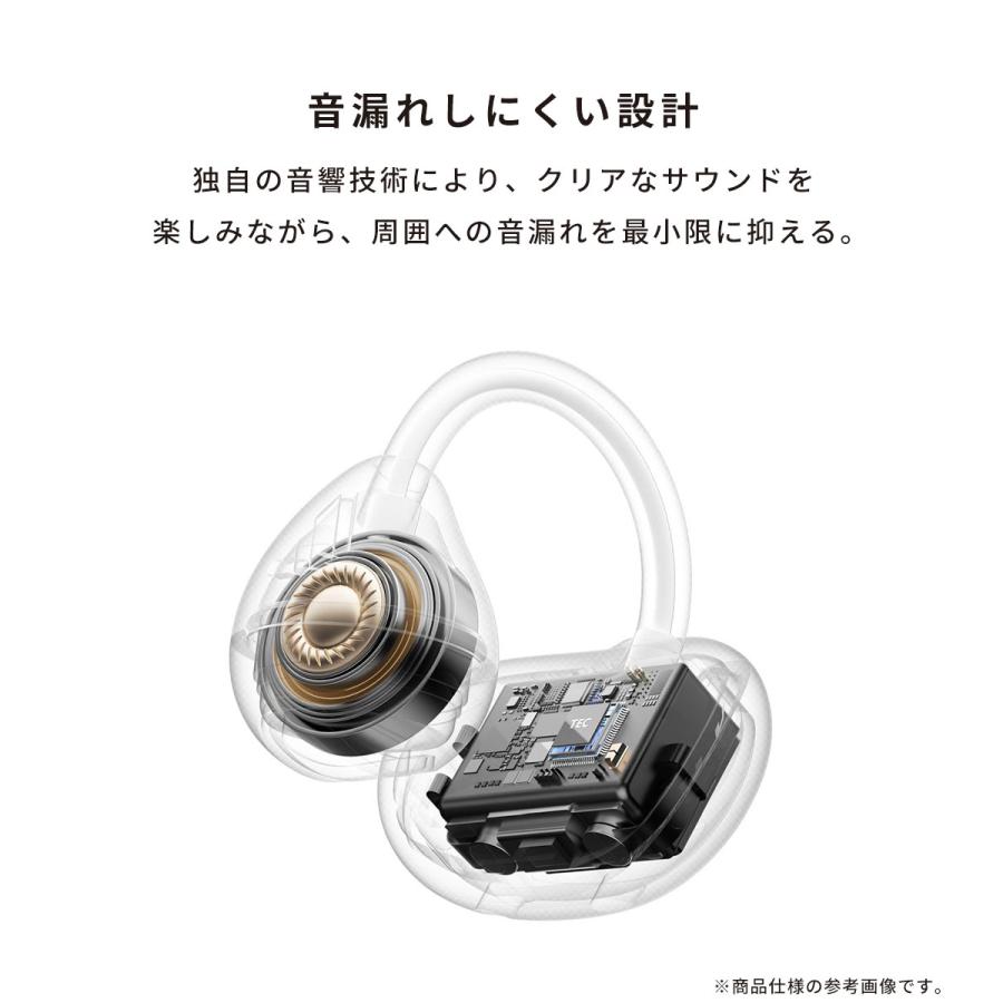 MUZEN Trickle クリップオンイヤフォン シルバー MUZEN ワイヤレスイヤホン イヤホン bluetooth イヤーカフ型