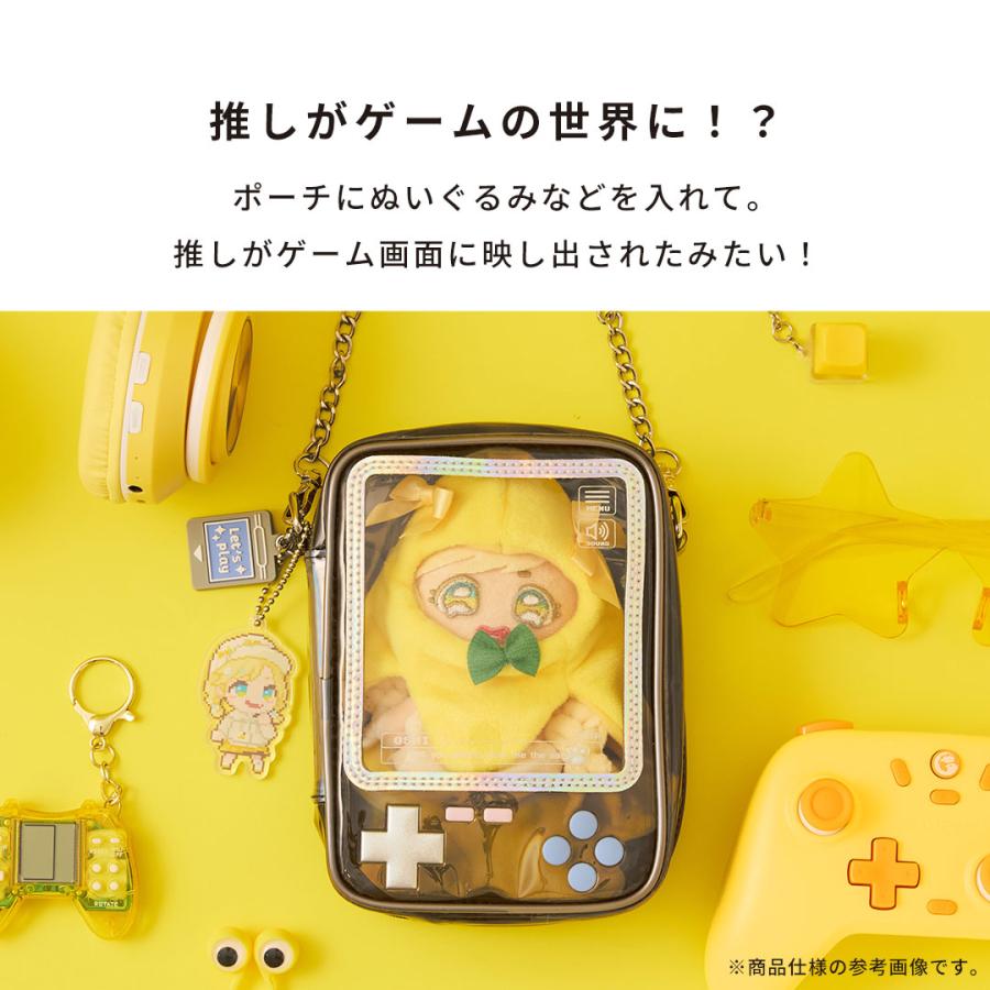 Osel 携帯ゲーム型 ぬいぐるみポーチ ぬい ぬい活 推し活 ポーチ