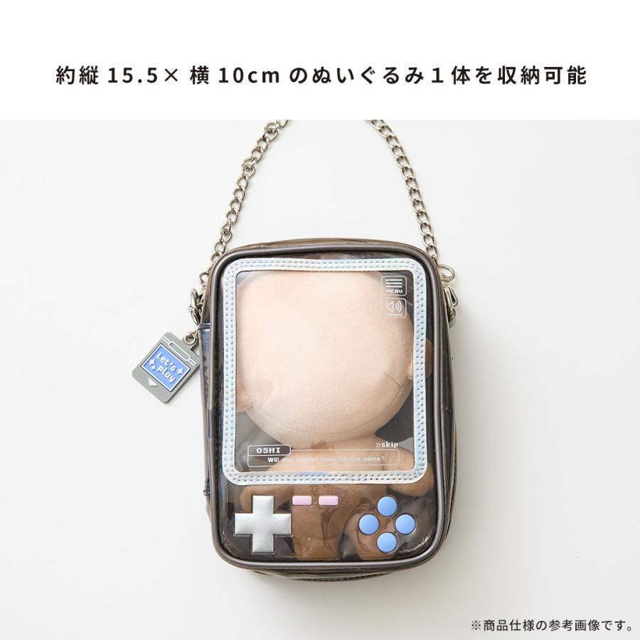 Osel 携帯ゲーム型 ぬいぐるみポーチ ぬい ぬい活 推し活 ポーチ