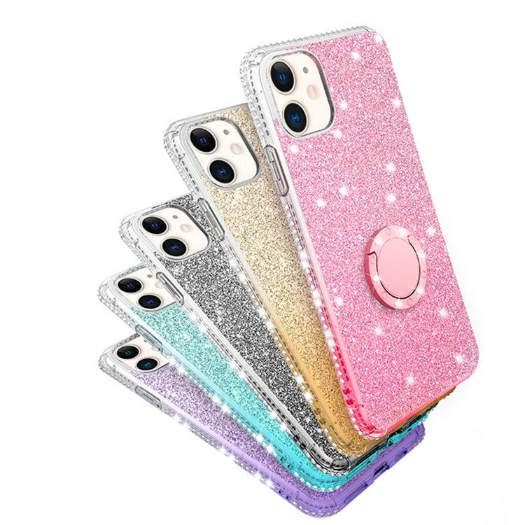 Iphone12 ケース シンプル ラインストーン 可愛い キラキラ リング付き お洒落 デコ かわいい Iphonemini Pro Pro Max Ip12 64sd M1210 スマホカバーのkeitaicase 通販 Yahoo ショッピング