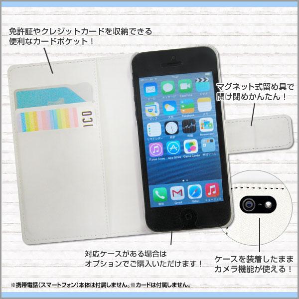 かんたんスマホ3 A205KC カンタンスマホスリー 手帳型ケース/カバー カメラ穴対応 Leather(レザー調) type001 革風 レザー調 シンプル｜keitaidonya｜03