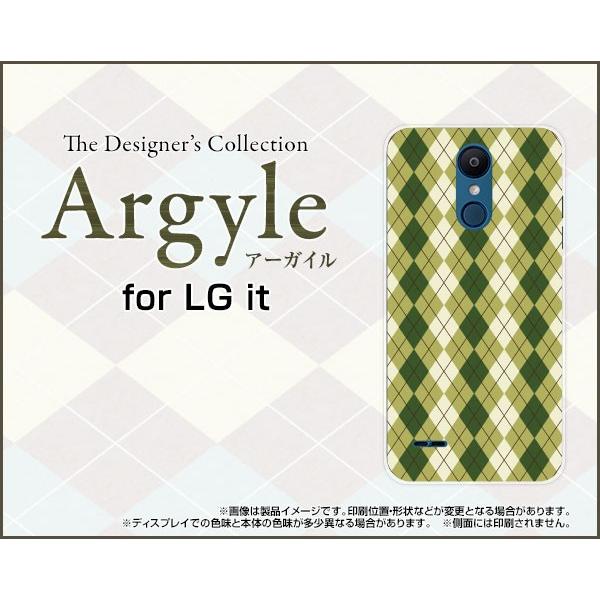 LG it LGV36 au スマホ ケース/カバー Argyle(アーガイル) type005 あーがいる 格子 菱形 チェック｜keitaidonya