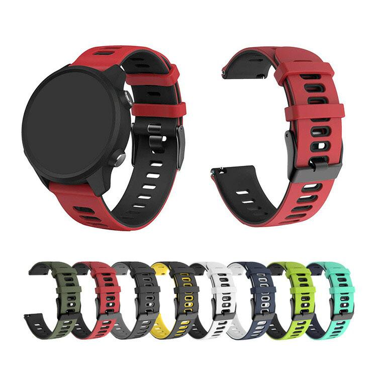 Garmin ForeAthlete 55 ベルト バンド 交換 シリコン 6色 Quick