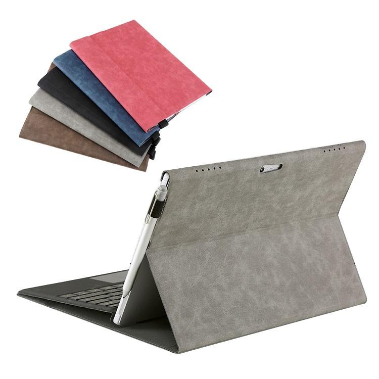 Surface Pro 7 ケース カバー 手帳型 高級pu レザー おしゃれ サーフェスプロ 7 手帳型タイプ レザー ケース カバー Microsoft おすすめ おしゃれ タブ Pro7 Fg01 W スマホカバーのkeitaiichiba 通販 Yahoo ショッピング