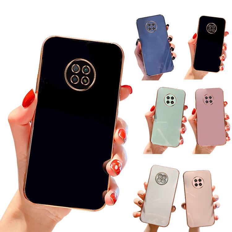 Redmi Note 9T ケース メッキ 保護ケース TPU ソフトケース Xiaomi