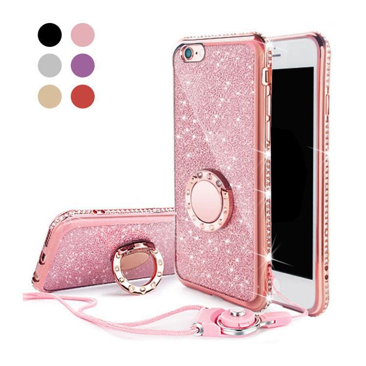 Apple Iphone Se ケース カバー 第二世代 Iphone7 Iphone8 ラインストーン 可愛い キラキラ リング付き ストラップ付き お洒落 デコ Tpu かわいい お Se Fm04 W0416 スマホカバーのkeitaiichiba 通販 Yahoo ショッピング