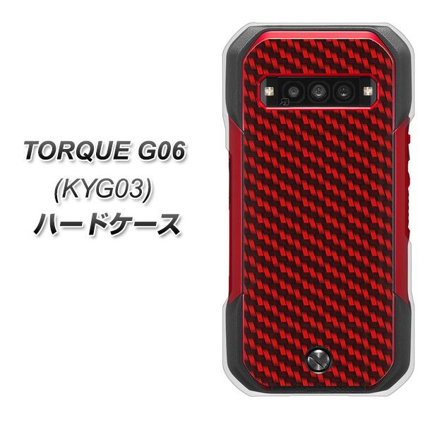 トルク G06 KYG03 ハードケース カバー EK906 レッドカーボン トルク G06 KYG03 ハードケース カバー EK906 レッドカーボン