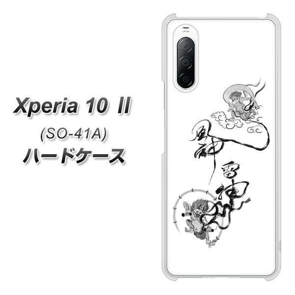 docomo エクスペリア10 II SO-41A ハードケース カバー YJ203 風神雷神