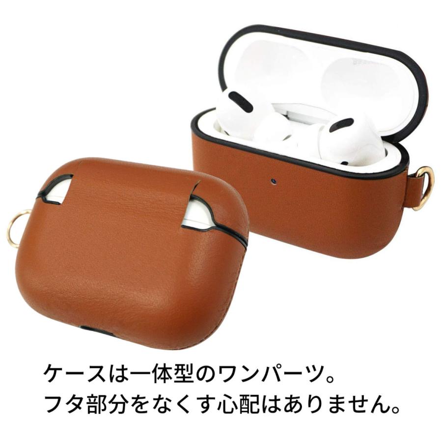 AirPods Pro ケース カバー 牛革 エアーポッズ プロ 保護カバー 収納
