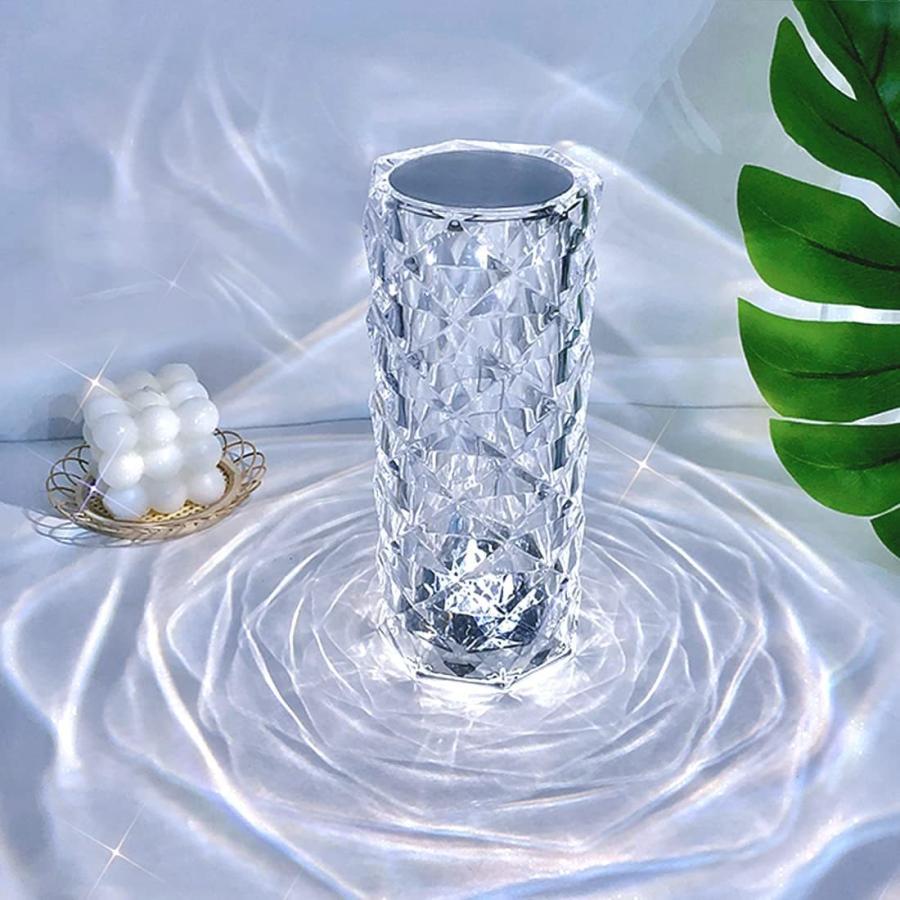 タイムセール！】 クリスタルランプ クリスタル テーブルランプ 卓上