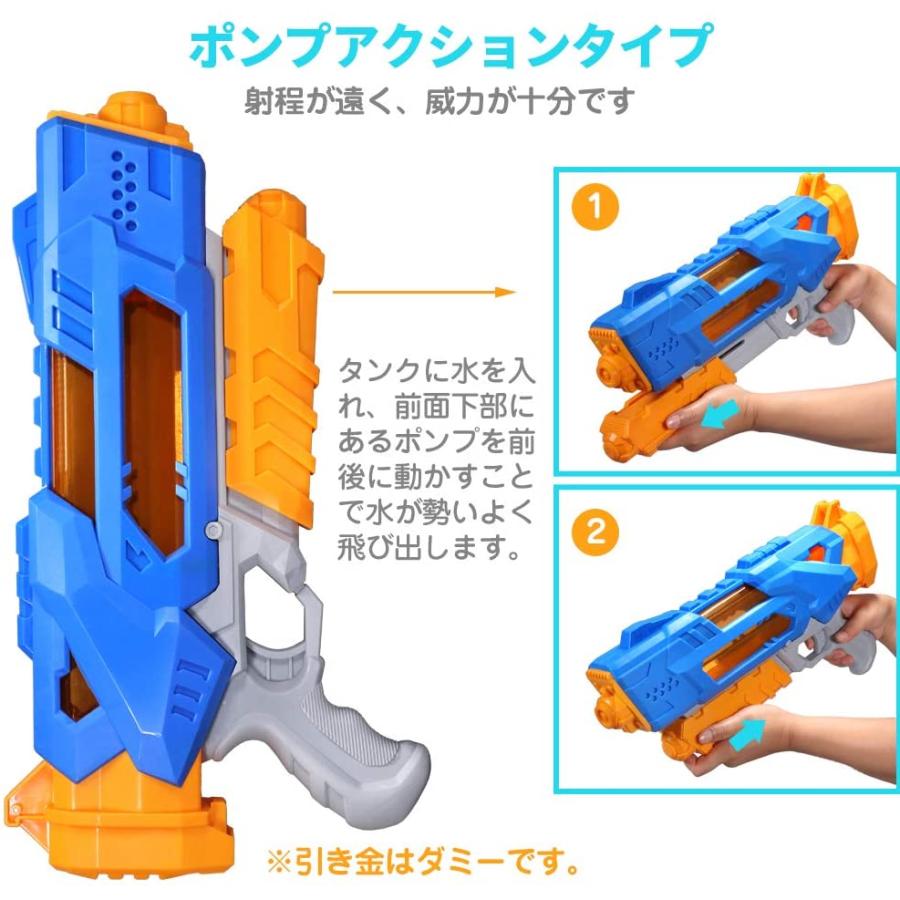 年最新版 水鉄砲 超強力飛距離 超big水鉄砲 可視性タンク 10cc ウォーターガン 大容量 飛距離10 12m こども Ka Keithgem 通販 Yahoo ショッピング